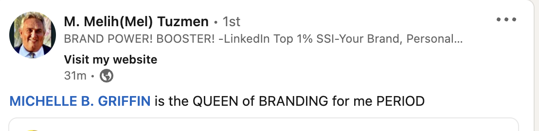 Michelle B Griffin, The Brand Therapist, Personal Branding Consultant, Coach and Speaker